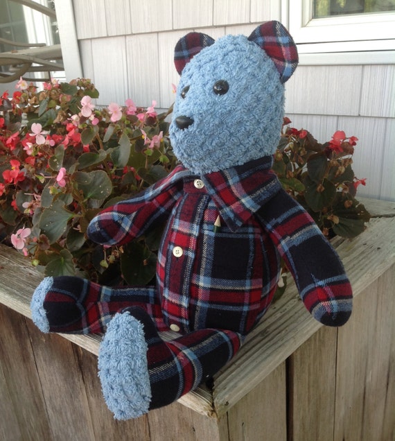 making bears out of old clothing