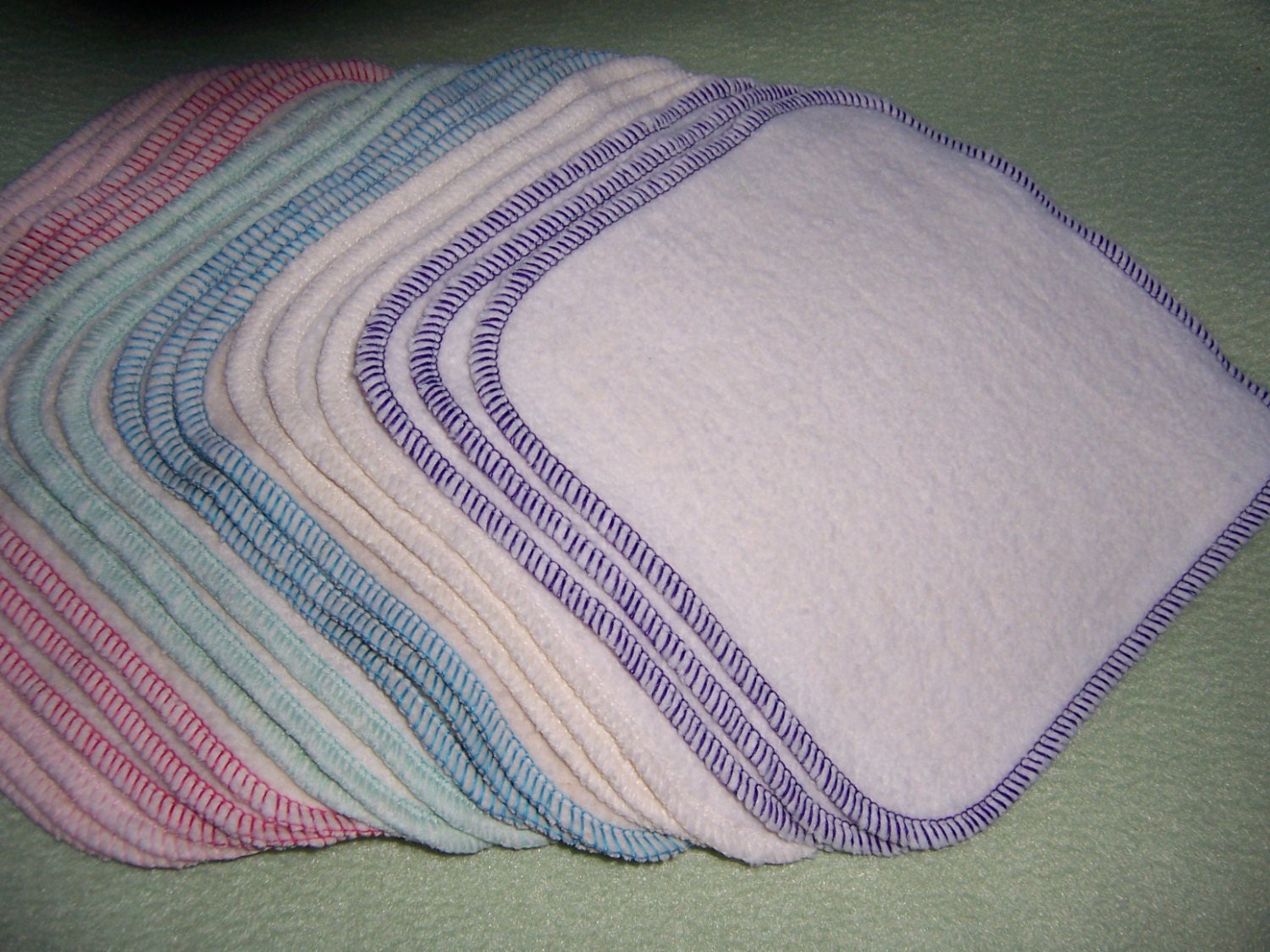 Organic Hemp Wash Cloth Cotton Fleece Washcloth Baby Face