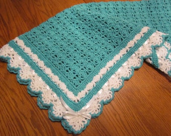 Ribbon afghan Etsy