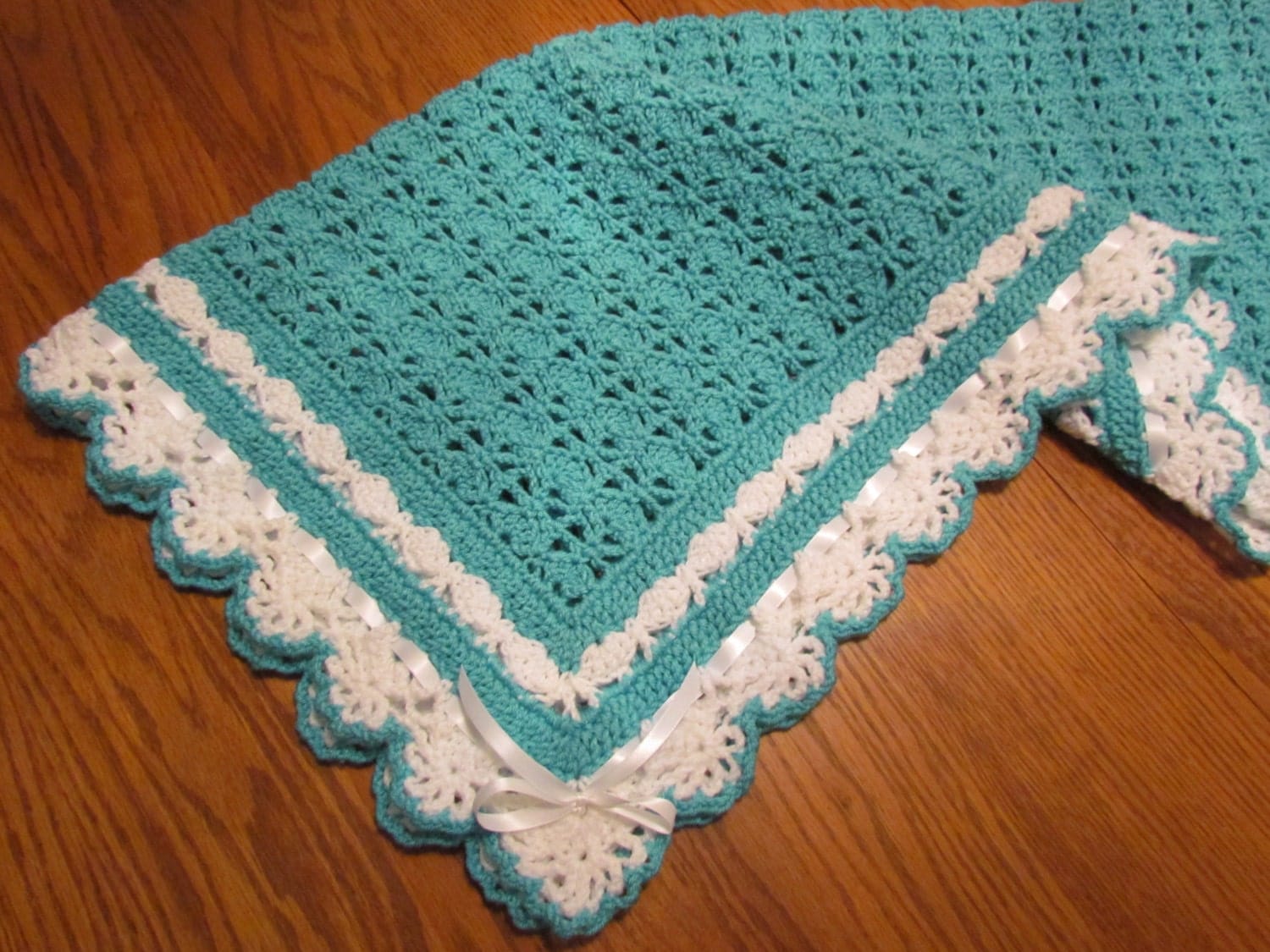 crochet heirloom lace pattern pegsyarncreations by Boutique Baby Lace Crochet Blanket Heirloom