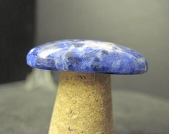 Sodalite freeform cabochon