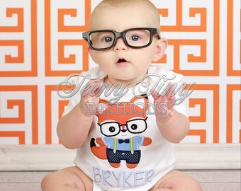 Nerdy Fox Shirt ~ Fox Shirt ~ Baby Fox Shirt ~ Boys Fall Shirt ~ Halloween Outfit ~ Baby First Halloween Shirt ~ black Glasses Shirt