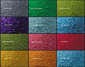 Colorful sand Vase filler granuels-Terrarium sand-crushed stones-succulent sand-colorful crushed stones-Sparkling sand 2x3 bag