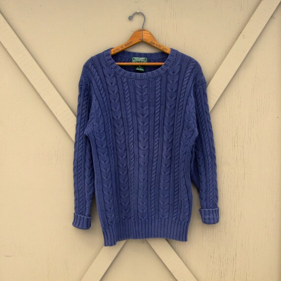 Vintage ralph lauren cable knit sweater Clearance