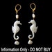 Seahorse Earrings Pearl Mermaid Jewelry, Information Only - DO NOT PURCHASE