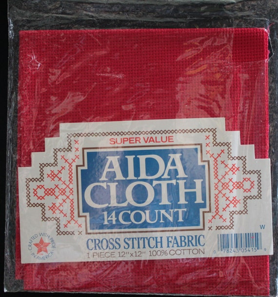 Aida Cloth 14 count cross stitch fabric 12 x 12 by suelinder55