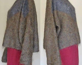Hand Knitted Mohair Sweater 1980's