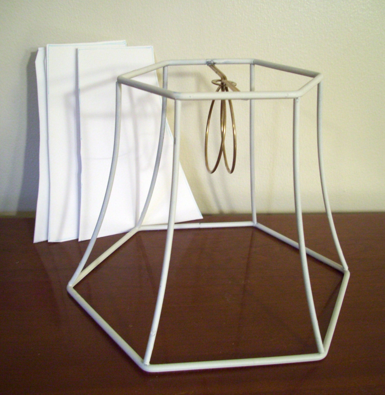 Hex Bell Lampshade Frame Lamp Shade Supplies