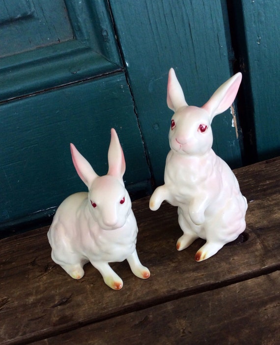 vintage lefton rabbits