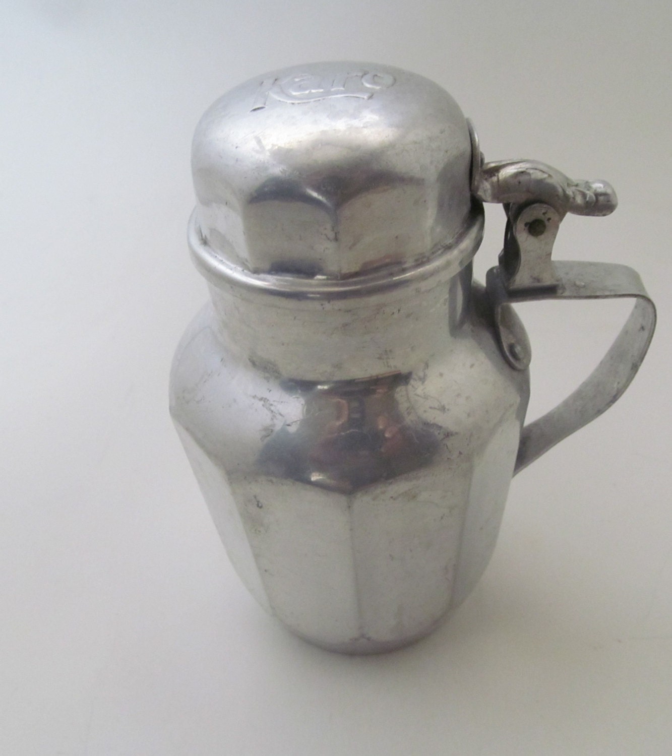 Vintage Aluminum Karo Syrup Pitcher