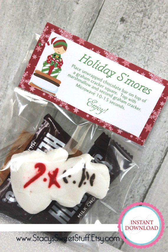 Holiday Smores Bag Topper Smores Bag Topper S'mores Bag