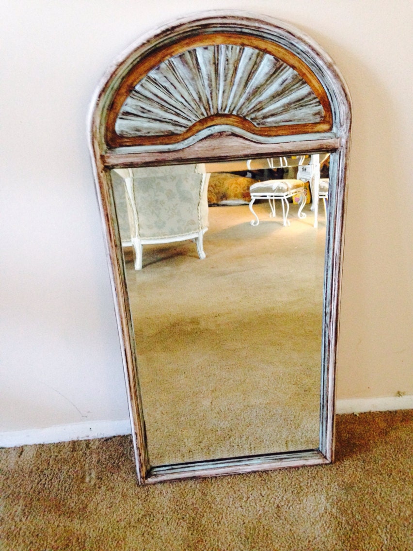 Vintage Bombay&Co. Beveled Mirror by Antique2Chic on Etsy