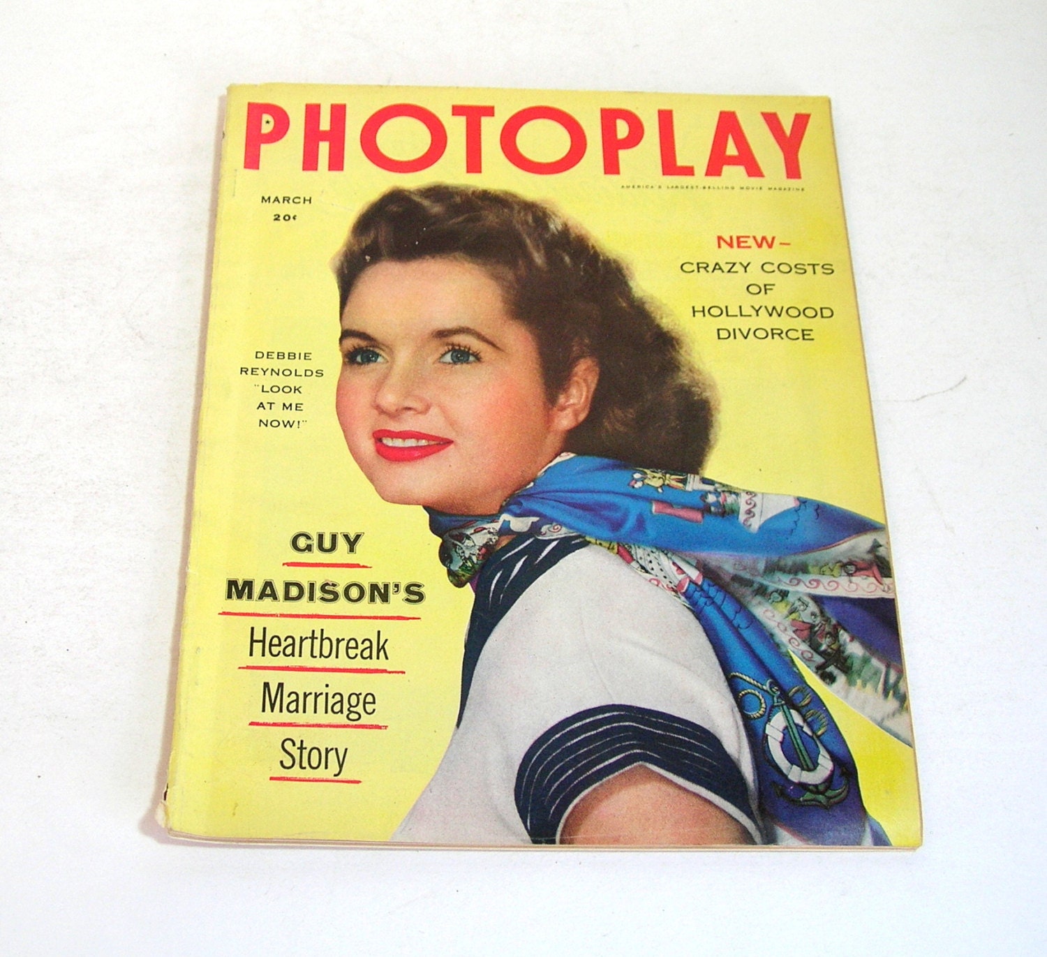 Vintage Photoplay Magazine March 1954 Debbie by BountifulBooks