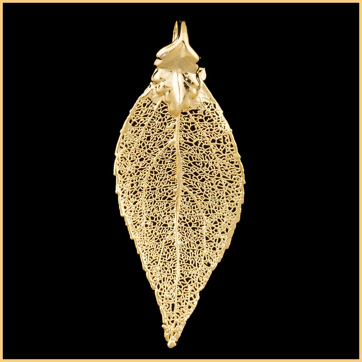 Real Evergreen Leaf Dipped In 24k Gold by TrishasTemptations
