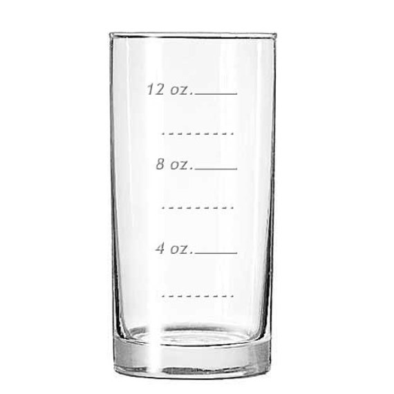 tumbler alcohol Glass drinking glass with Measuring by marked The