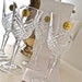 Vintage Crystal Wine Glasses Set - One Free