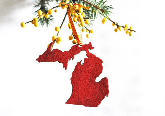 Christmas Ornament Michigan Christmas Ornament Gift for the
