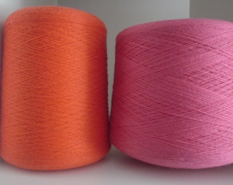 100% cashmere yarn, 2/26Nm lace weight, 90 colors available for stock service, minimum order 1 kg per color, Free Shipping Worldwide!