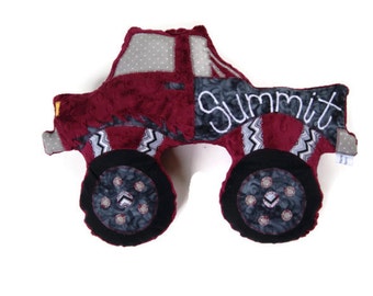 monster truck pillow pet