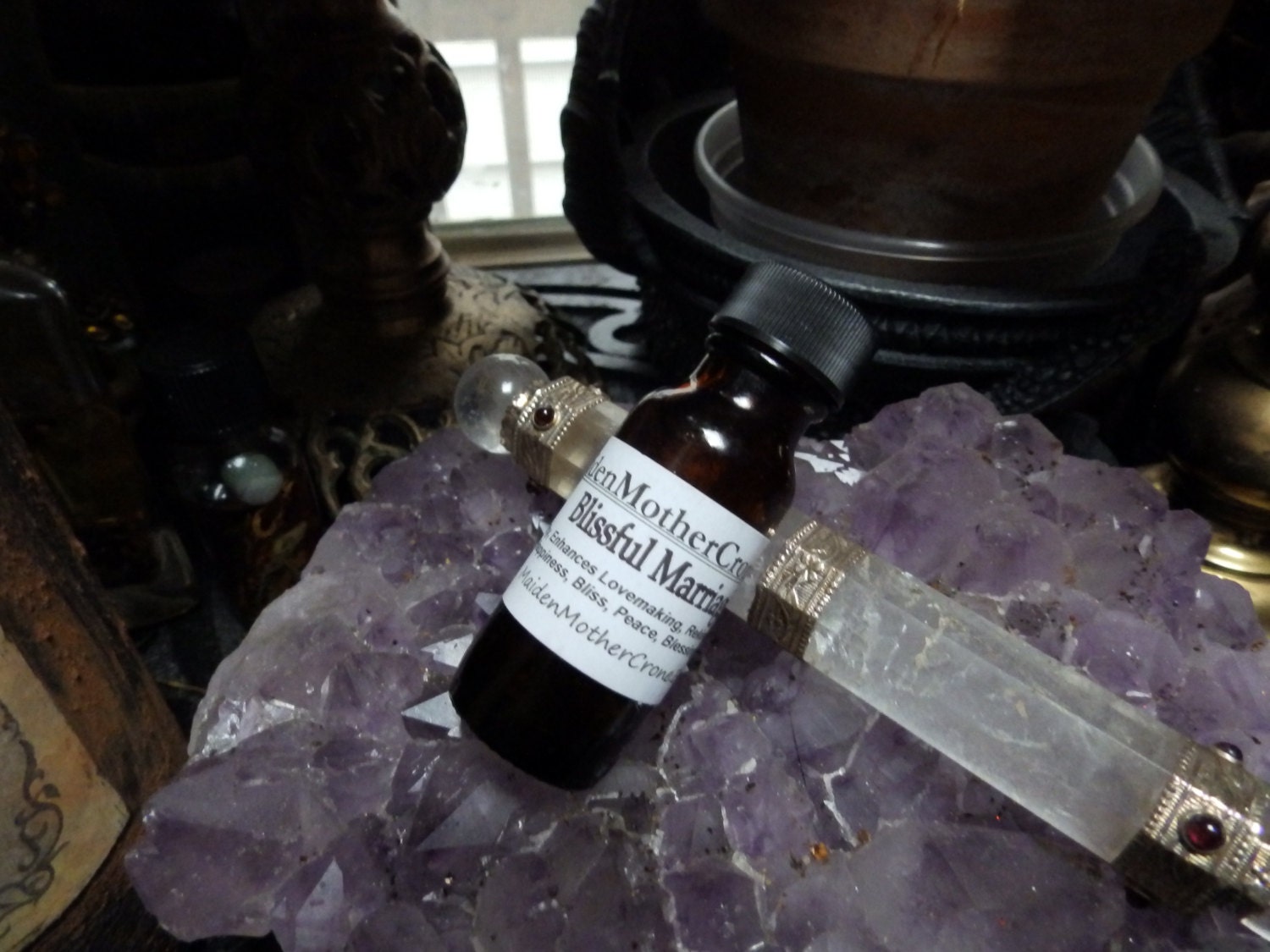 Marriage Bliss Oil Wicca Pagan Spirituality Religion