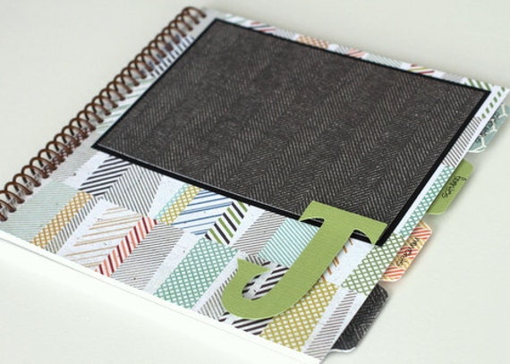 Baby Memory Book Boy/Baby Album Photo Book and Journal - JACKSON Design Il_570xn