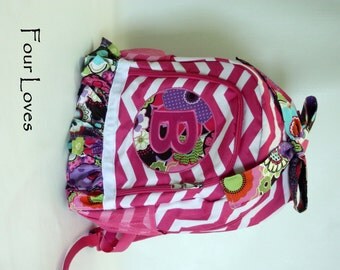 Girl's Minnie Mouse Backpack Full Size by FourLoves on Etsy