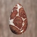 Orbicular Red Agate Cabochon, Designer Cabochons Handmade by MagicStones on Etsy.