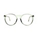 Jade Green Round Vintage Eyeglasses : transparent 80s eyeglass frames Palma