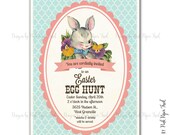 Cute Vintage Style Easter Invitation - Customizable Wordings - Printable - Easter Sunday Il_170x135