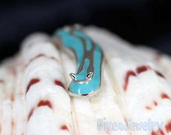 Sterling Silver 3D Nudibranch Pendant Necklace