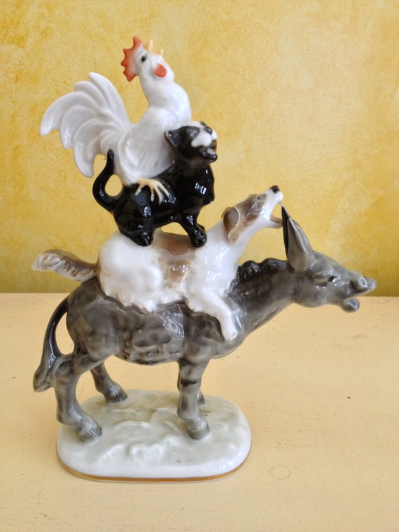 bremen town musicians figurine