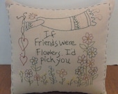 NBCOFG, Hand Embroidered, Home Decor, Pillow