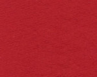 Red Sweatshirt Fleece Knit