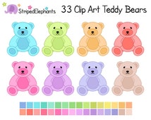 Popular items for teddy bears clipart on Etsy