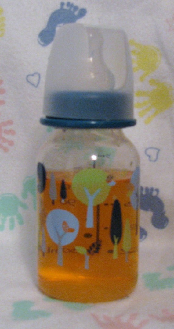 Reborn Baby Fake Faux Apple juice blue tree by MommyAndMeNursery