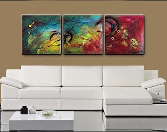 Abstract 2FT x 6FT Huge art Painting by Kag by kagstudios on Etsy