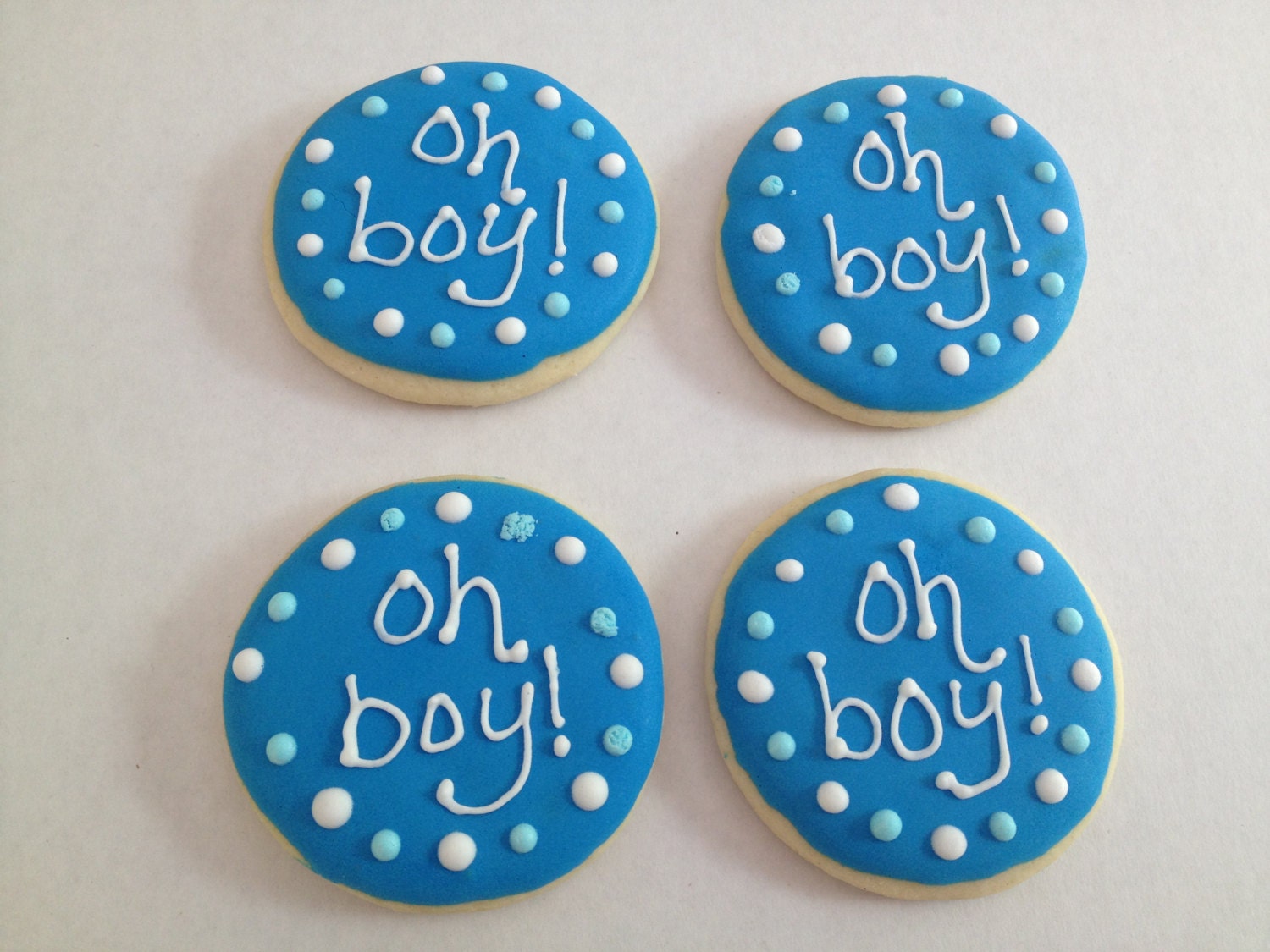 Baby Boy Sugar Cookies by Just4YouTreats on Etsy