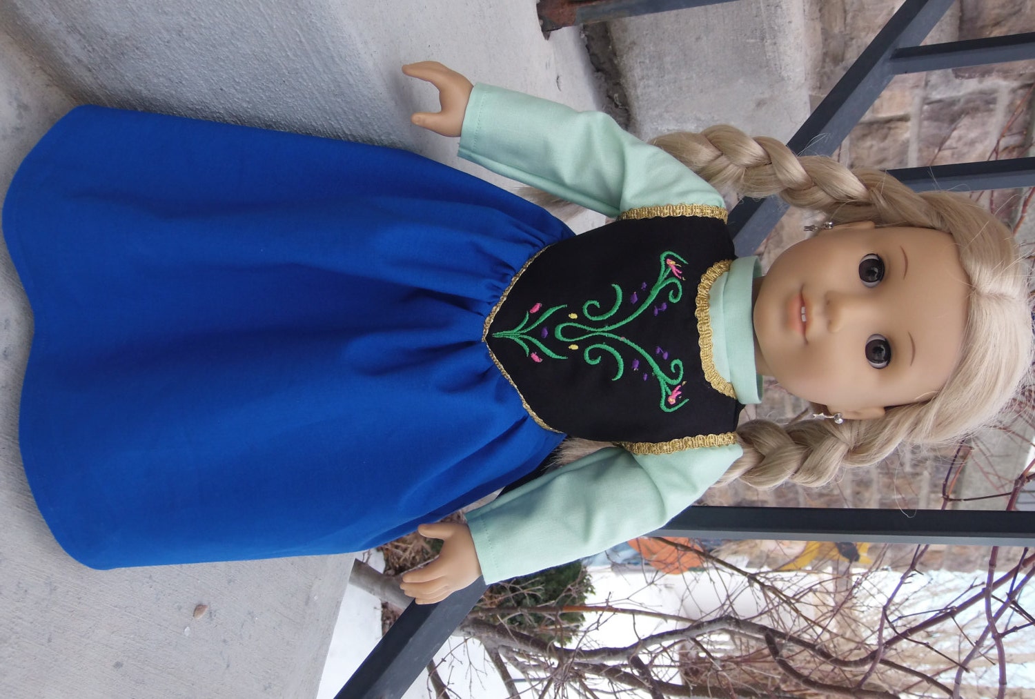 elsa dress pattern American Frozen hollyberrysdolls from Girl Anna by dress Doll for