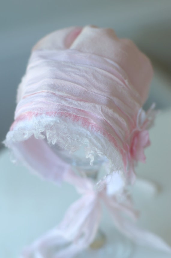 Newborn Silk Baby Pink Silk Baby Vintage Style