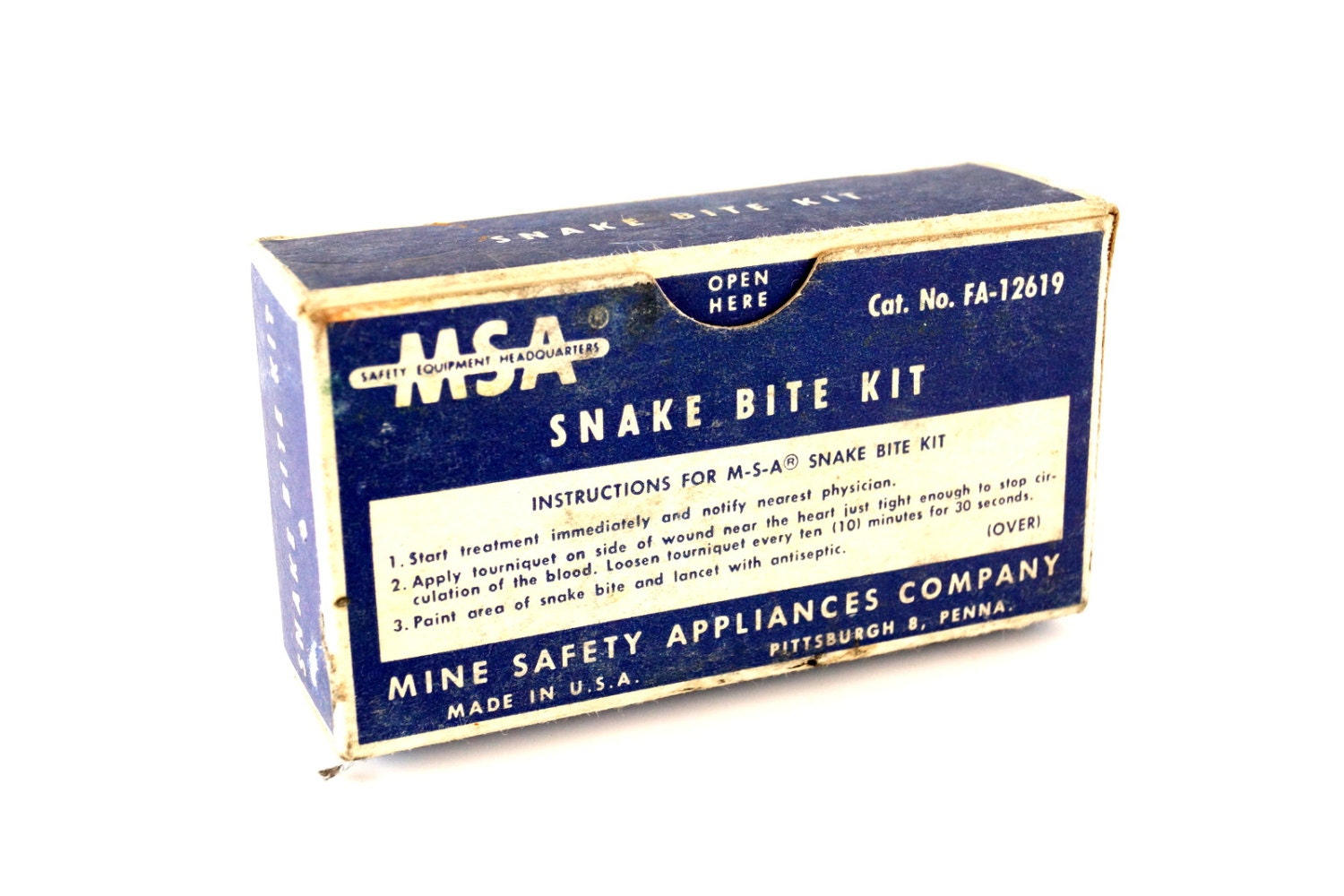 Vintage Snake Bite Kit Complete in Original Box c.1950s