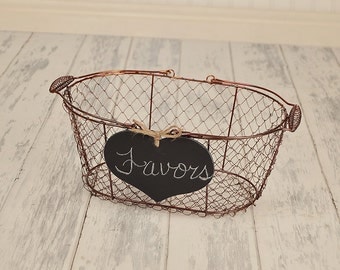Large Chalkboard Heart with Twine- Ready to Ship