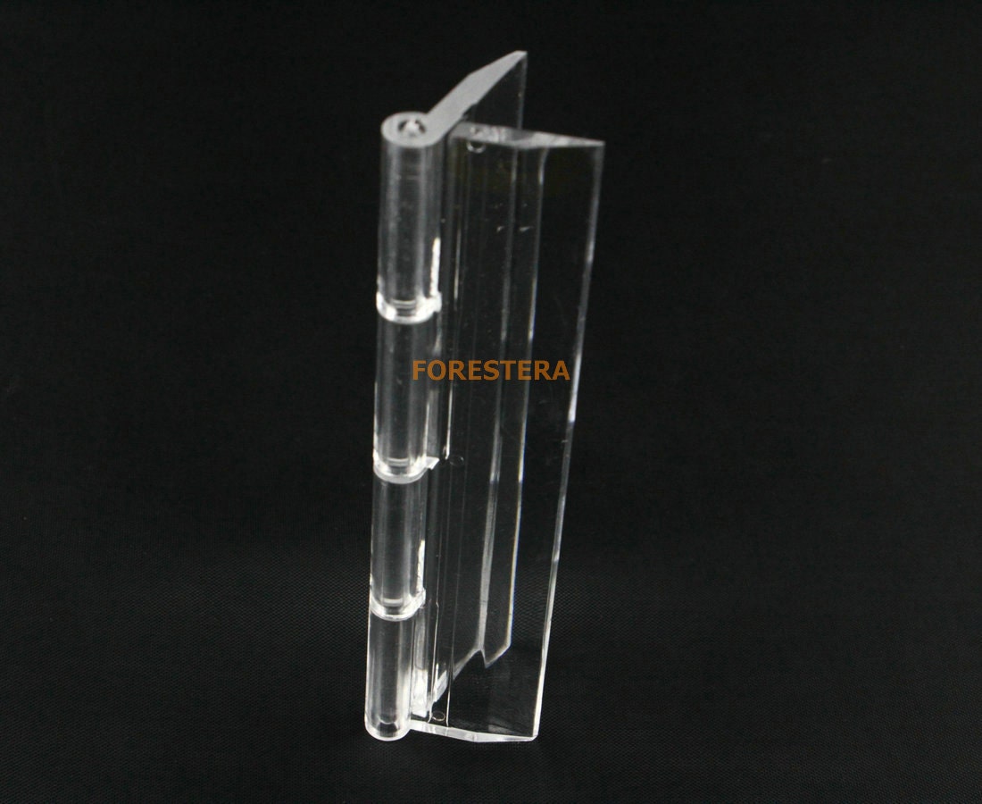 4Pcs Clear Acrylic Plastic Hinges Plexiglass Hinge ACLHINGE