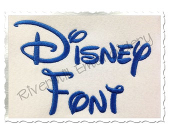 Disney Machine Embroidery Font Monogram Alphabet - 3 Sizes