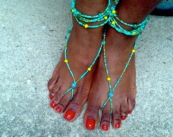 bottomless beach sandals