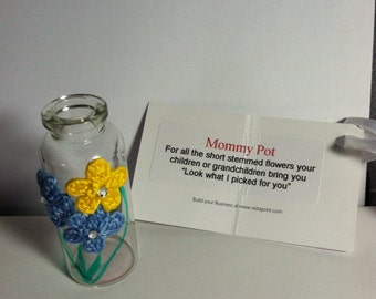 Items similar to 5 Mommy Pots - MADE TO ORDER on Etsy