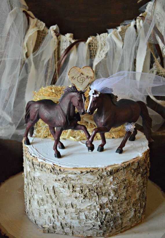 Horse Wedding Cake TopperWestern Cake TopperCountry Western