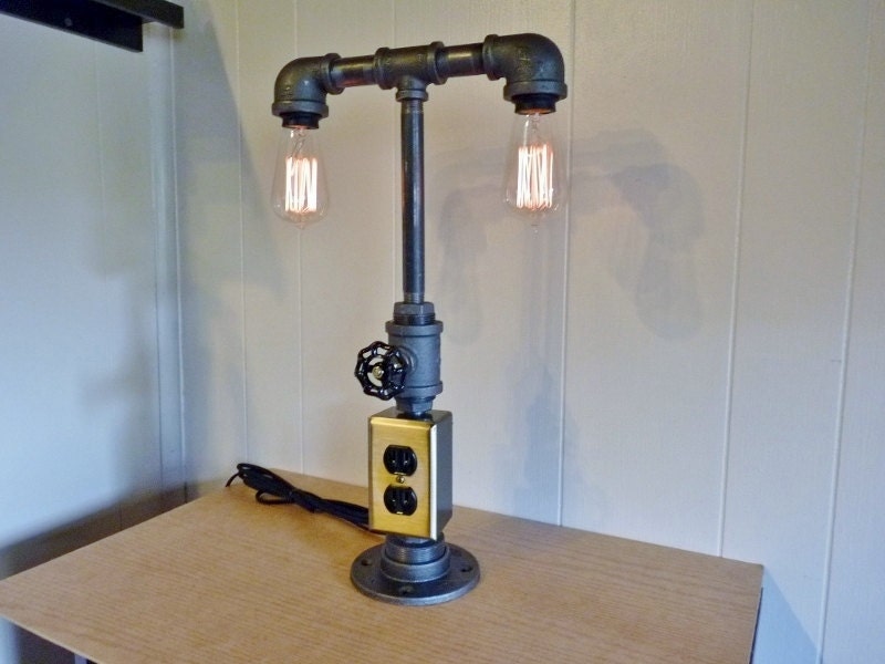 FAUCET HANDLE DIMMER Pipe lamp with faucet dimmer electric