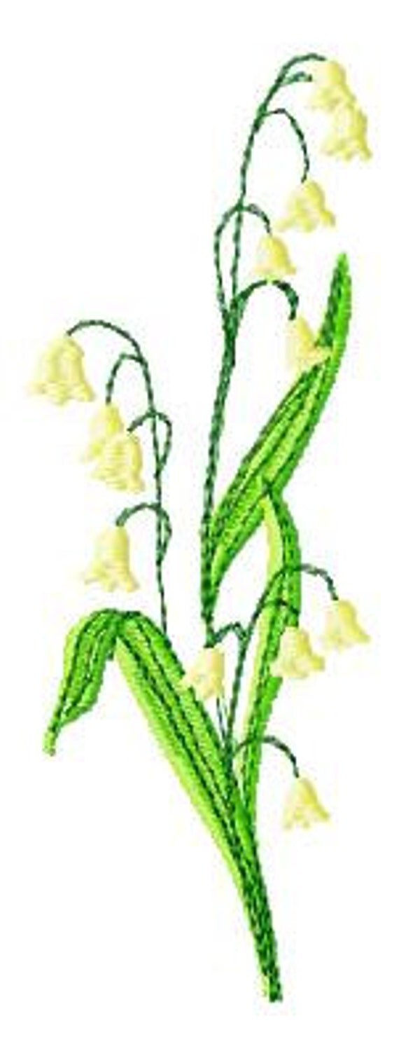 Lily of the Valley Embroidery Design by JEmbroiderynApplique