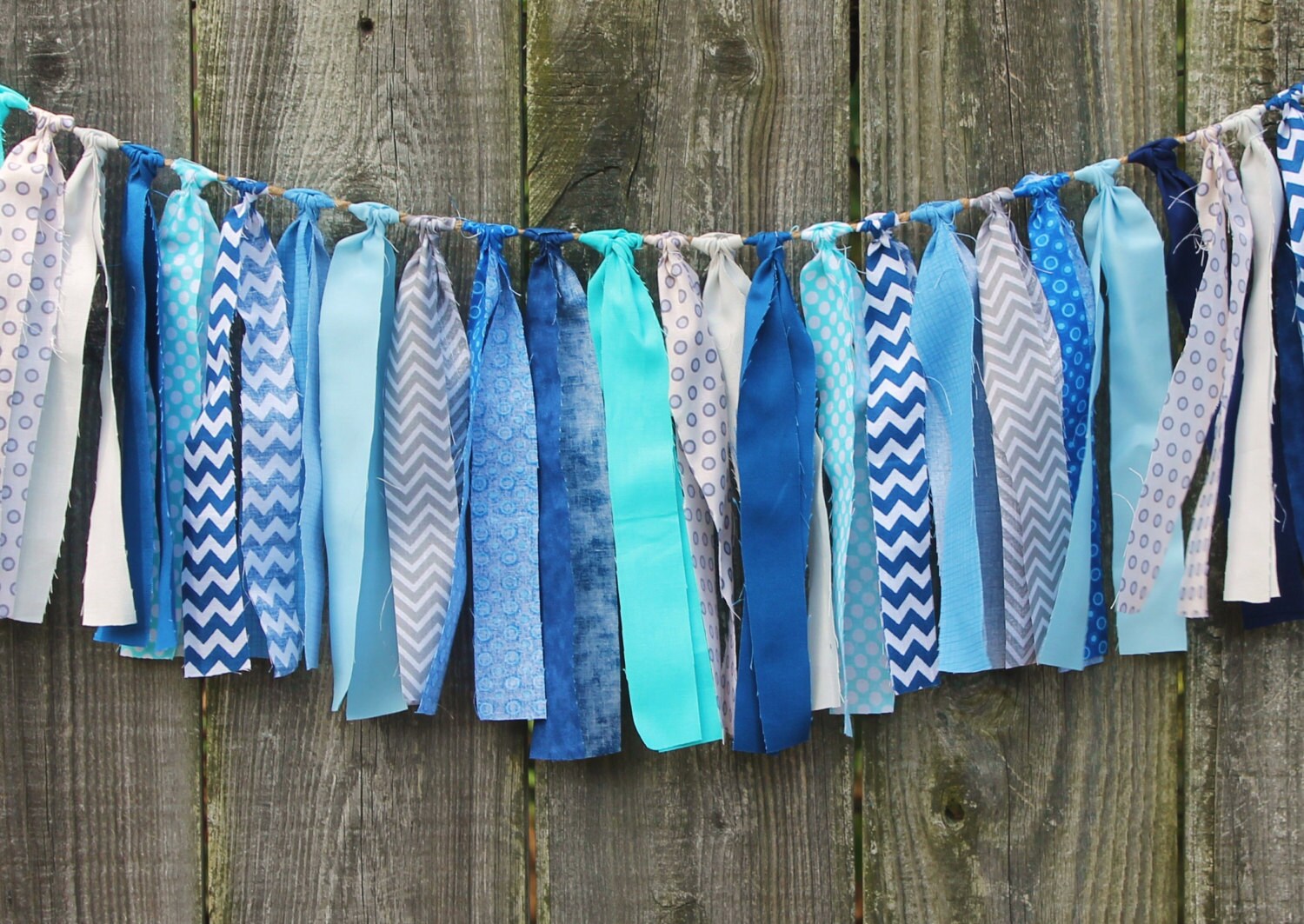 Fabric Rag Garland Bunting Banner CUSTOM You Pick