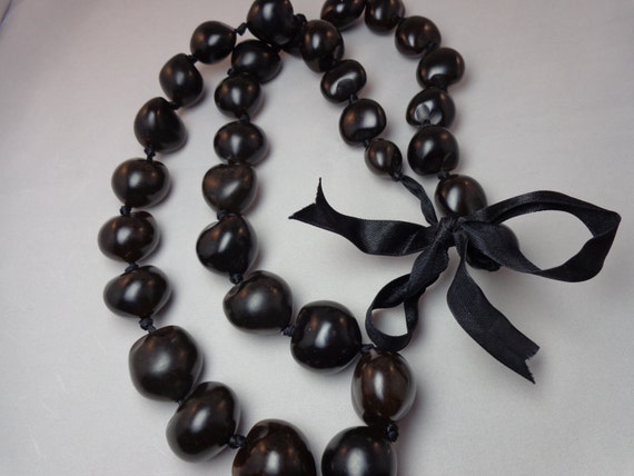 Hawaiian Kukui Nut Lei Necklace Hawaii Necklace Welcome Lei